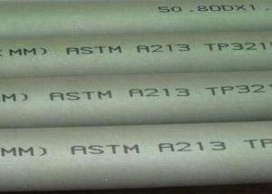 China Seamless / Welded Stainless Steel Tubing ASTM A312 TP321 For Aerospace Industry on sale