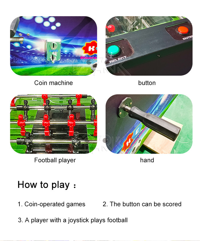 Soccer Table Wooden Toys Sports Equipment Football Table Indoor Arcade Machine