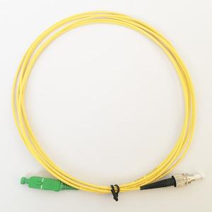 Buy cheap Singlemode Fibre Optic Patch Cord SC / APC To FC / UPC 1 Fiber 2.0mm OFNR FO Cable product