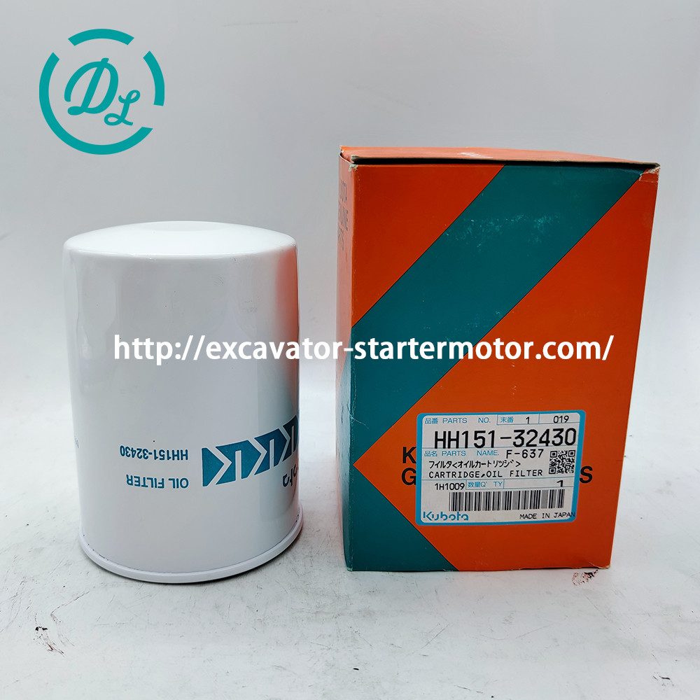 HH151-32430 Excavator Oil Filter 15831-32430 Kubota Excavator U30-6