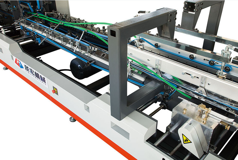 Four Hex Box Auto Folder Gluer Machine High Speed ISO JH-850