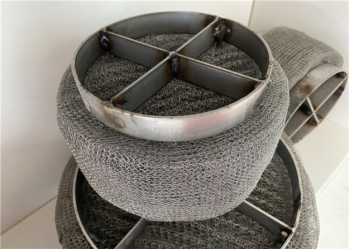Wire Mesh Demister Pad 304 316 Stainless Steel For Gas Liquid Separation