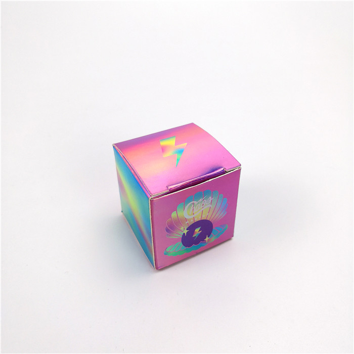 Hologram Paper Box Packaging Coating Printing Custom CMYK Color For Blusher