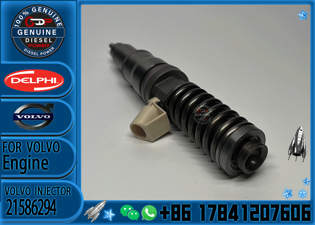 Manufacturer Wholesale Factory Direct Volvo Engine Common Rail Injector 21586294 03586247 3586247 Injector