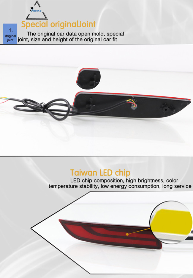Tail Rear Led Brake Turn Signal Lights Toyota Avalon Reverse Polarity Protection