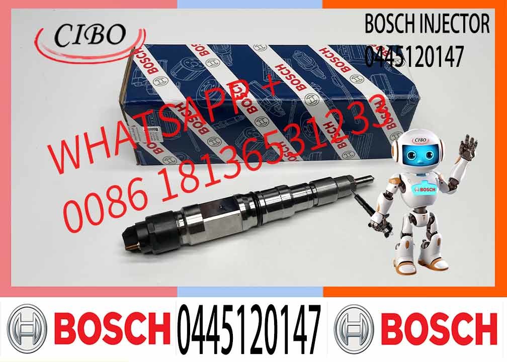 Fuel Injector 0445120147 For TGL TGM D0834 D0836 Diesel Engine