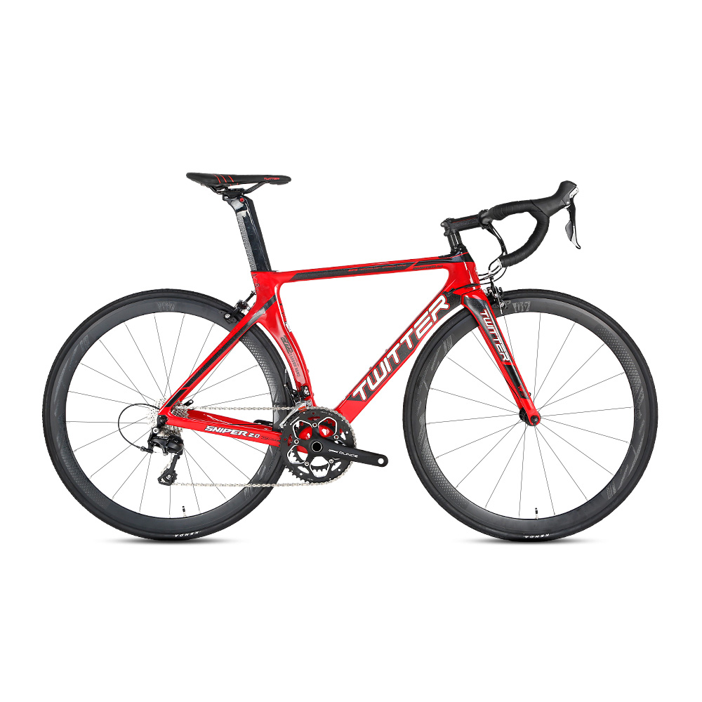 Blue Carbon Fibre Cyclocross Bikes SHlMANO 105 5800 High Configuration