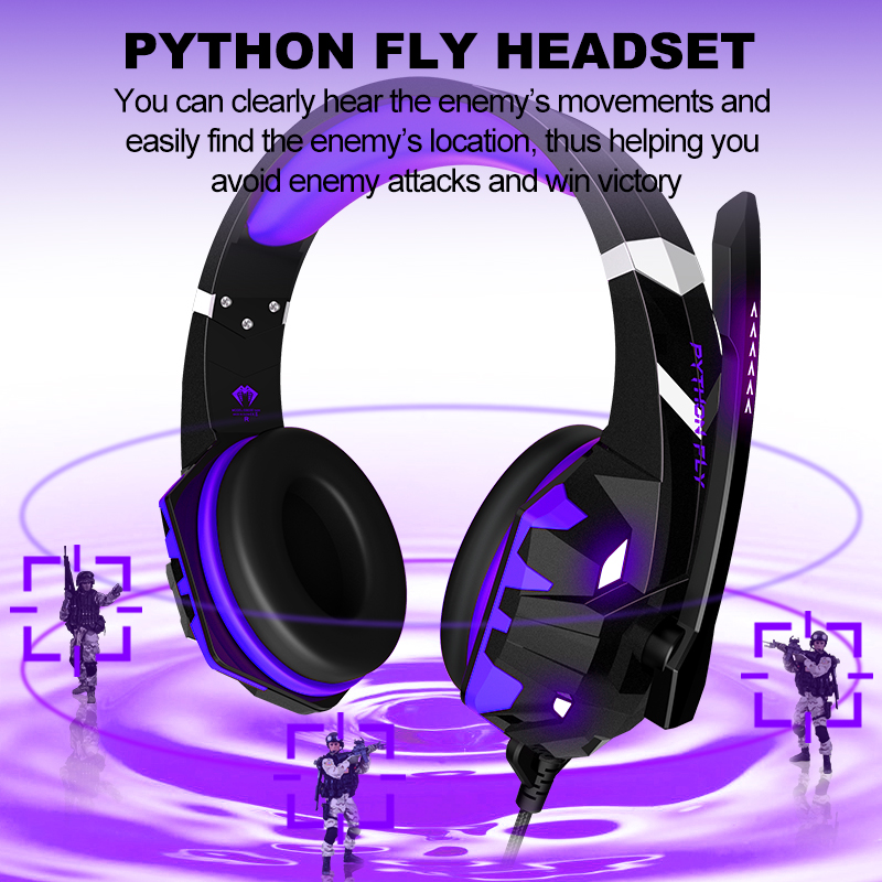 Waterproof 7.1 Noise Cancelling Gaming Headset With Mic For PC PS4 Xbox Free Sample
