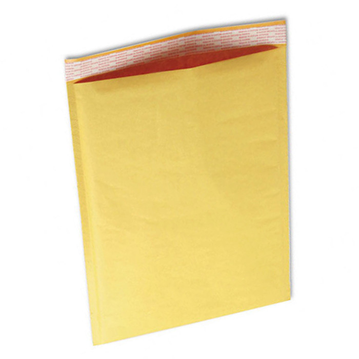 Recyclable Kraft Paper Bubble Mailers , Courier Packing Bags Wrinkle Resistant