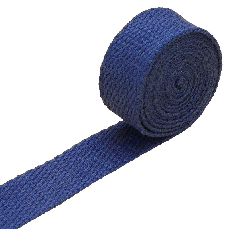 20mm-50mm Thickened Polyester Cotton Webbing School Bag Backpack Handbag Canvas Strap Solid Color Plain Weave Strap