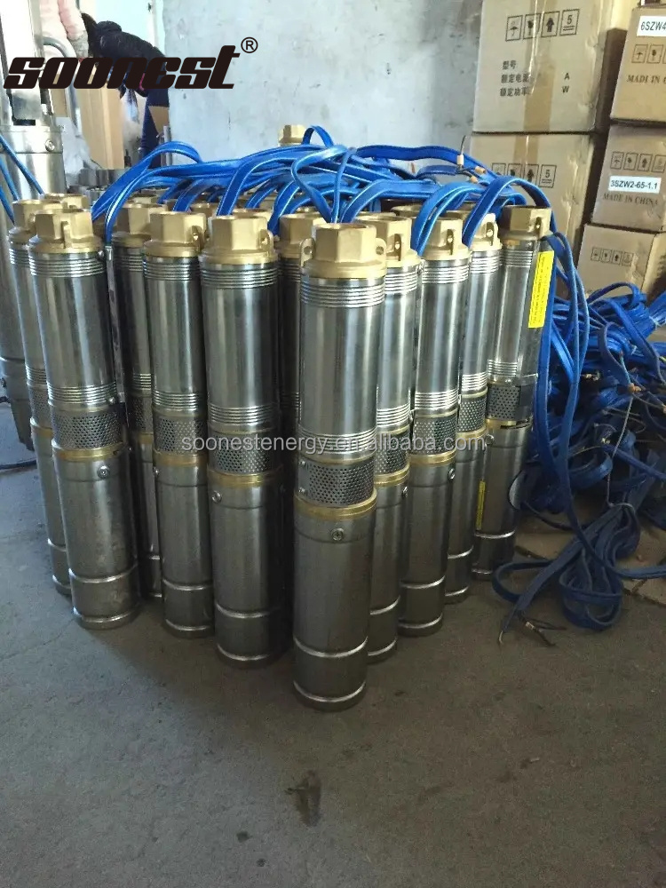 5000W Solar Powered Submersible Water Pump Submersible Solar Water Pump 4Hp Solar Water Pump