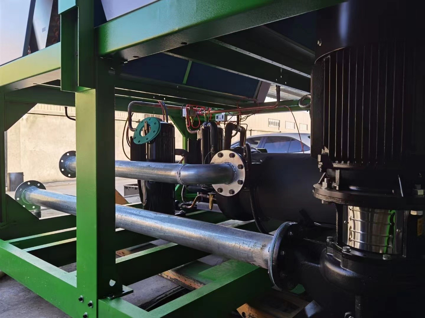 125HP Air Cooled Chiller Machine R4047C / R22 Refrigerant