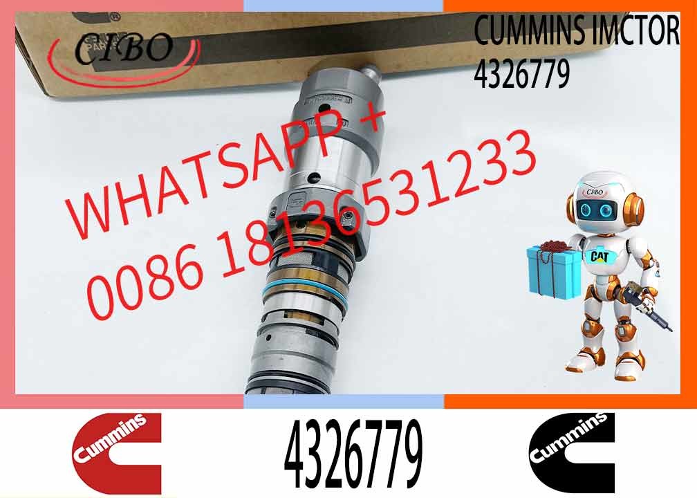 Common rail injector fuel injecto 4326779 4928346 4928349 for QSK23 Excavator QSK23 QSK45 QSK60