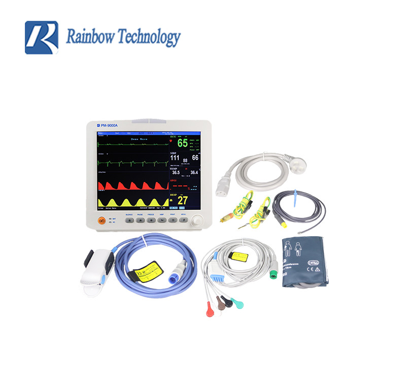 Emergency Room Multi Parameter Patient Monitor Optional Wall Bracket