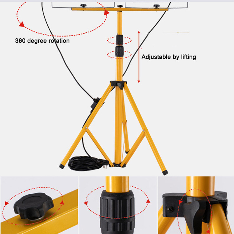 50W Outdoor Adjustable IP65 Waterproof LED Camping Flood Lights Bright And Efficient