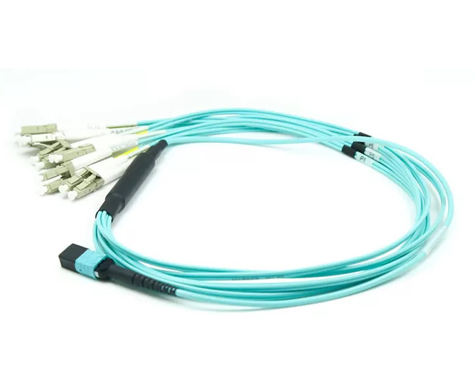 OM3 Breakout 12 Core MPO MTP Patch Cord Multimode