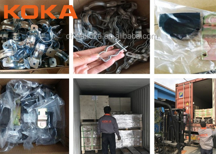 2-1/4'' Plastic Pipe Insulation Saddle Clamp for Strut Channel