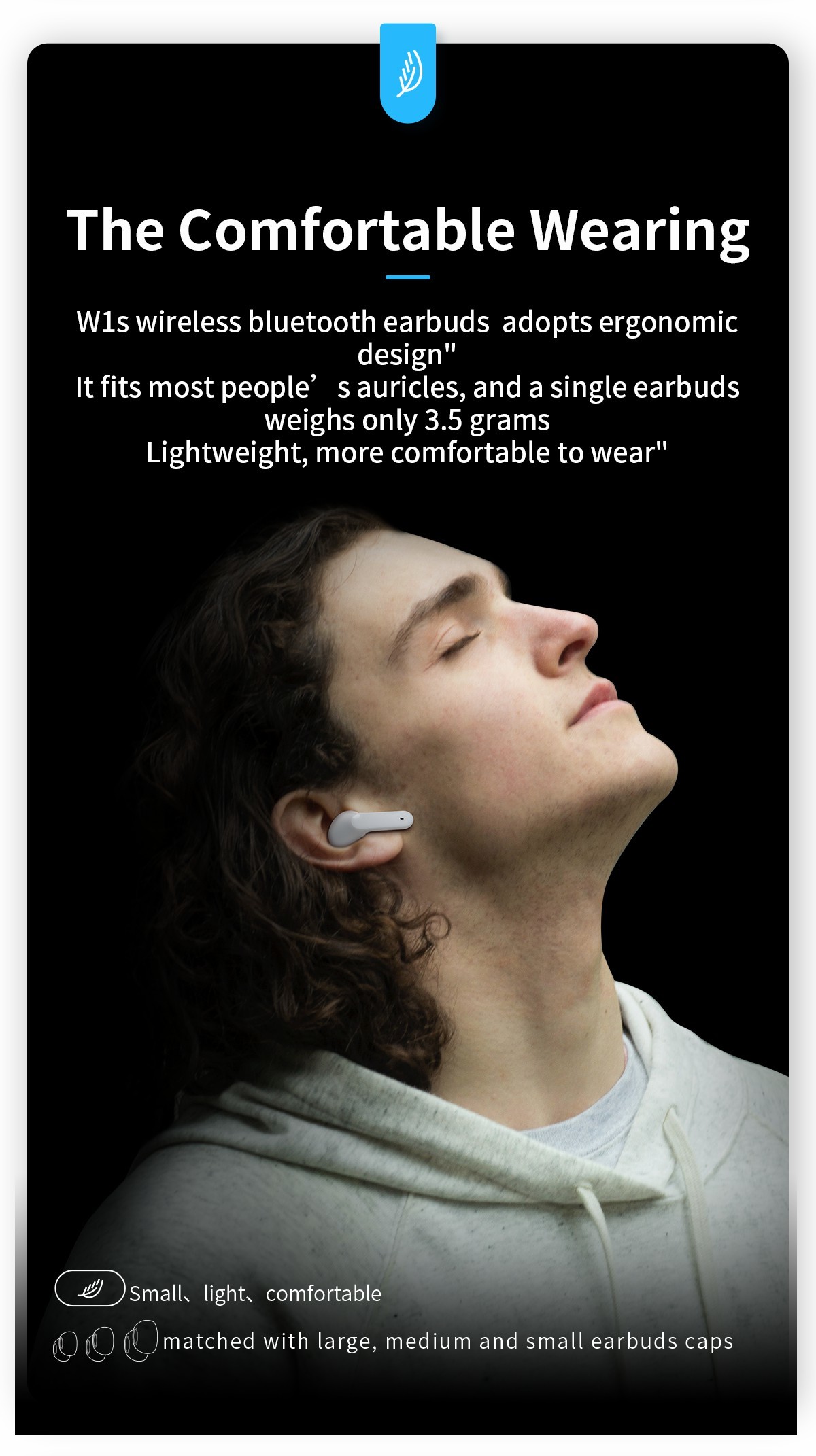 5.1 Bluetooth Earbuds For Android , 5hrs Tws Wireless Stereo Earphones
