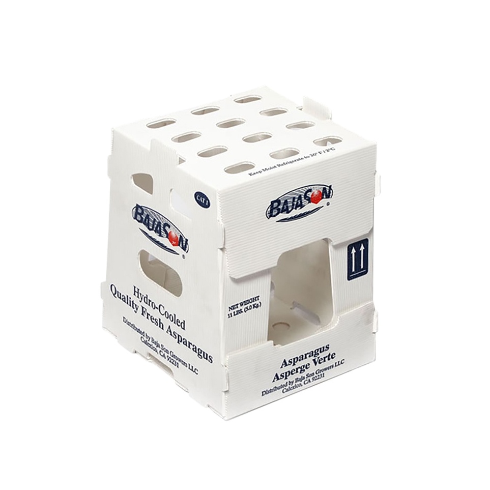 Corn Corflute Box Vegetable Corrugated Boxes Recyclable Custom Size