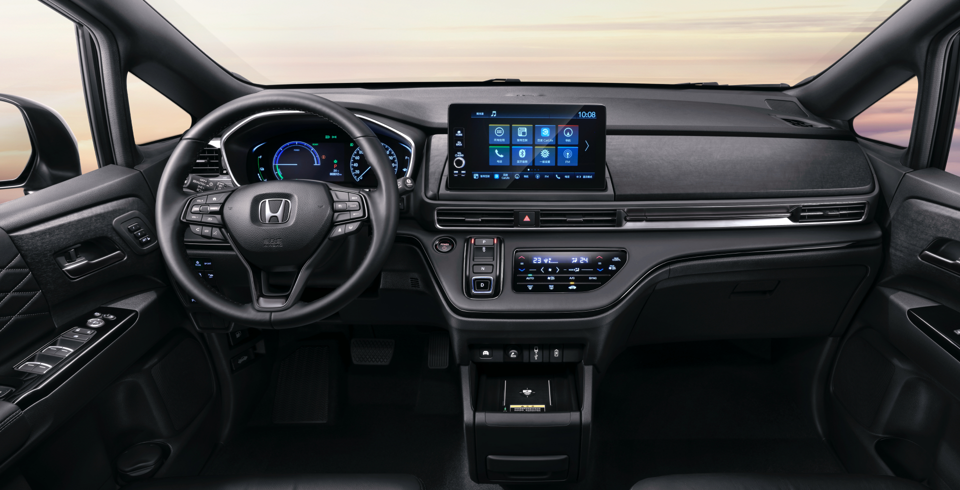 Max Speed 160km/h Multiple Colors Honda Elysion 2023 Energy Hybrid Electric Vehicle 7 Seats Medium MPV Luxury HEV Car