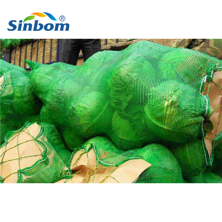 Industrial Agriculture 50x80 cm PP PE Fresh Fruit Onion Sacks Packing Leno Mesh Bag For Vegetables