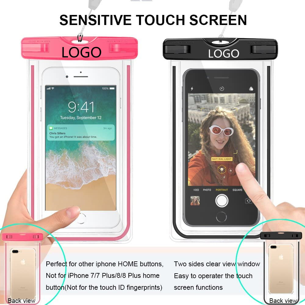 Water Resistant Cell Phone Pouch Universal Underwater Ipx8 Waterproof Phone Case