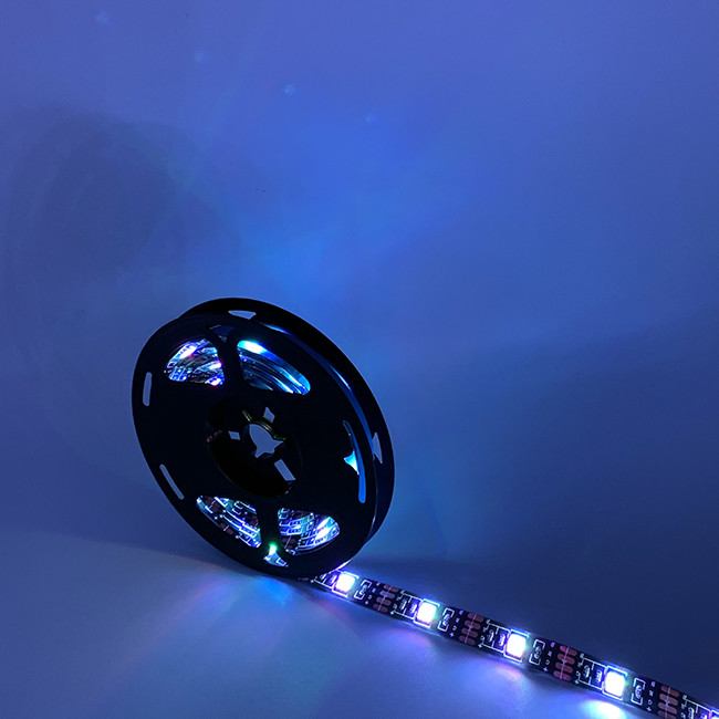 hot sale china12v 5m smd5050 waterproof ip65 rgb led strip lights with remote controller
