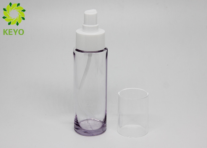 110ml Round PETG Body Wash Shampoo And Conditioner Bottles , Perfume Spray Pump