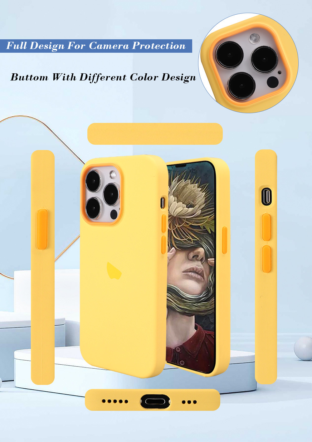 Shockproof Liquid Silicone Phone Cases Microfiber Magnetic For IPhone