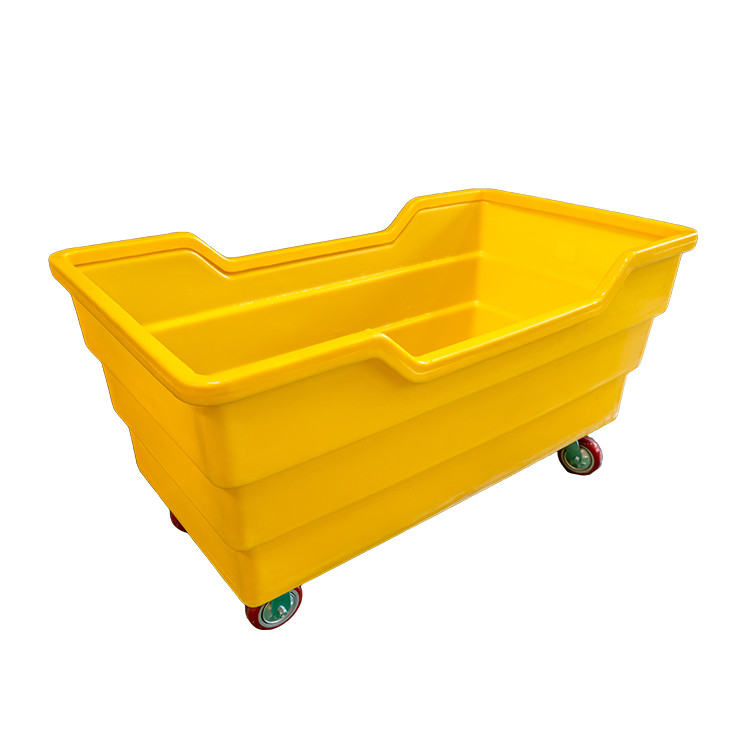 500kg Bulk Linen Laundry Basket Trolly Lightweight Durable