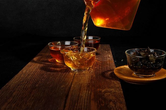 Low Fat Sugar Free Anhua Dark Tea Gift , Healthiest Tea Brands To Drink