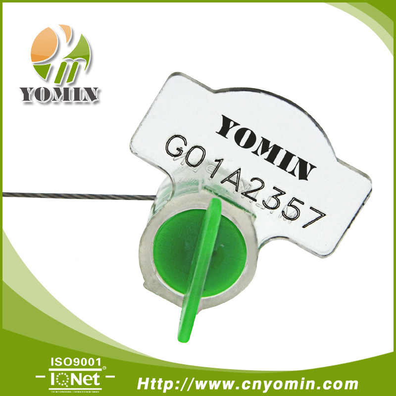 high quality custom logo meter seals wire, high security plastic seal twist tite wire meter seal with cable wire