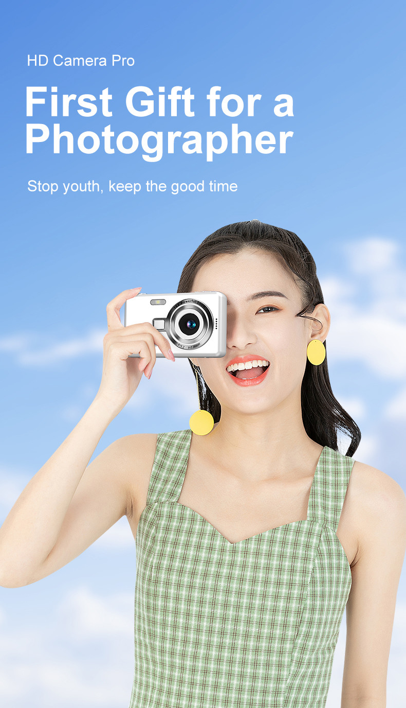 2.4 Inch Digital Video Camera Camcorder Thermal Printer 800mAh