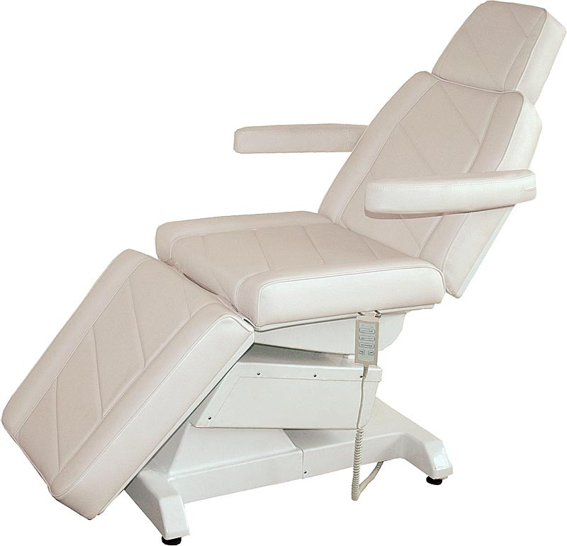 Professional Pu Massage Table Chair 3 Motors For Facial Beauty , White / Black Color