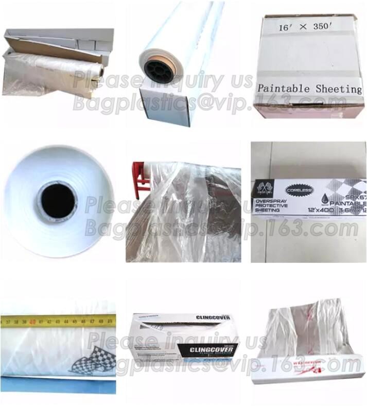 heavy-duty all purpose absorbent printed 6ft dropped,paint plastic drop cloth used for family, wholesale plastic drop cl