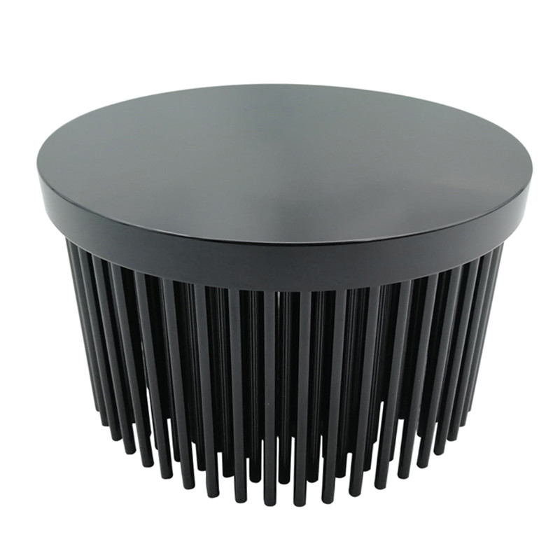 Extruded Cold Forging Heat Sink Diameter 120mm For 50W LED Light