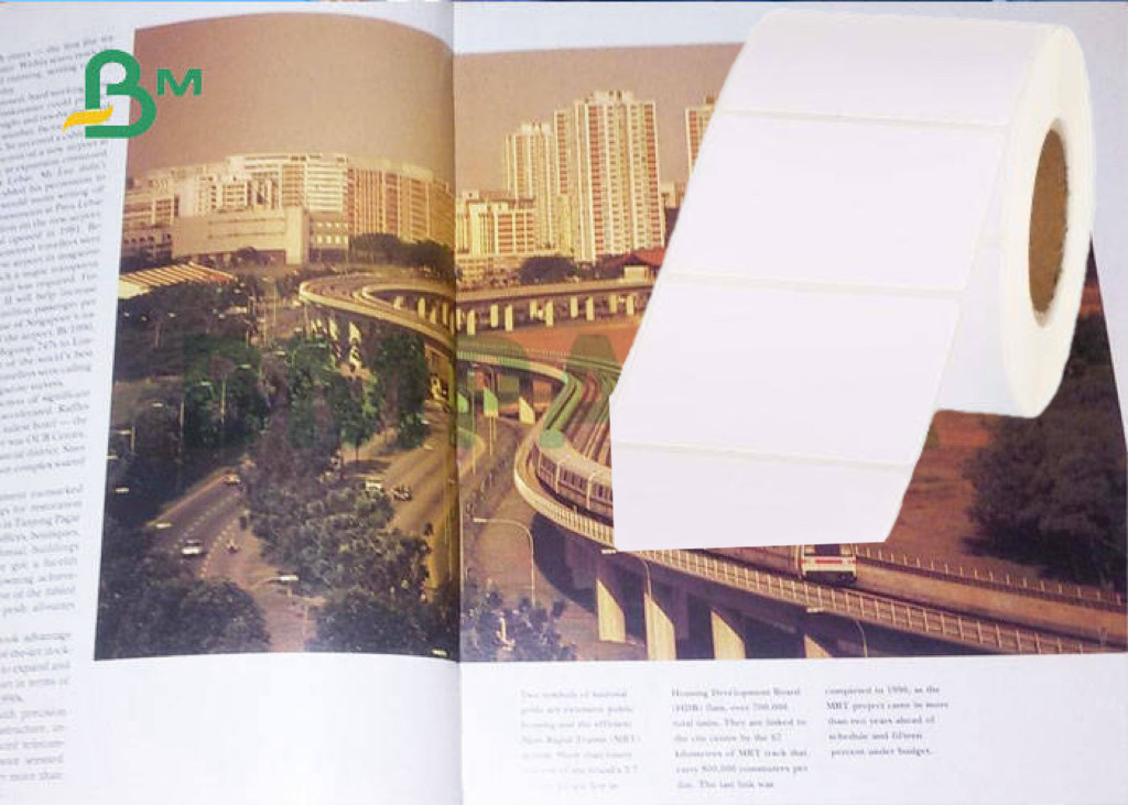 Double side coated glossy  White for Magazine paper 