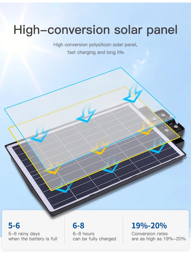 600W 800W 1000W LED Solar Powered Lights Solar Panel Street Lamp