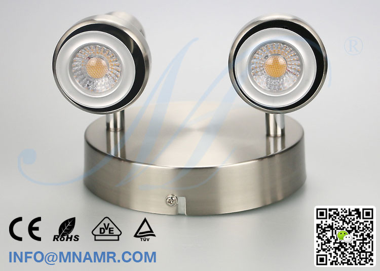 Good Price 2 Head LED Wall Light Fixture Wall Lamp Fixture with Replaceable 2x5W LED Spotlight E14 G4 G9 MR16 GU5.3 GU10