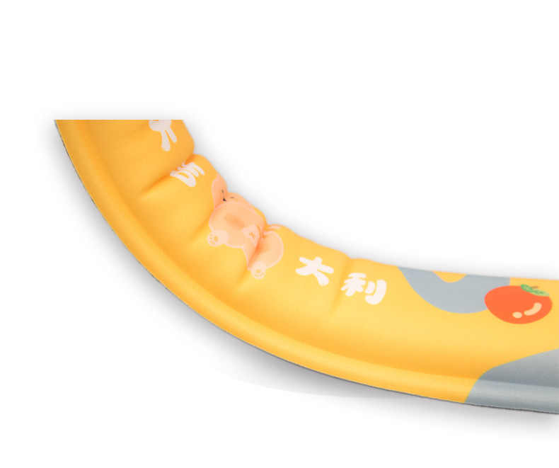 Cartoon Memory Foam Keyboard Wrist Rest Pad No Cloth Wrapping Design