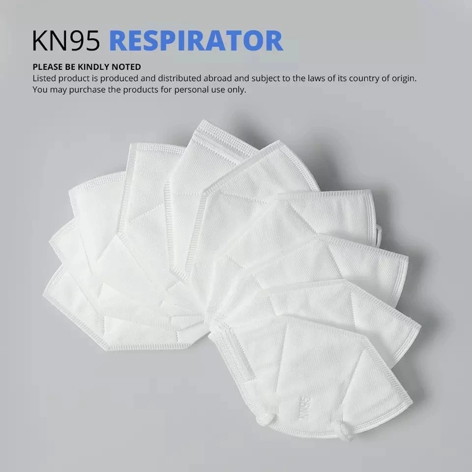 Breathable KN95 Face Mask 95% Filtration Disposable Medical Mask Dustproof