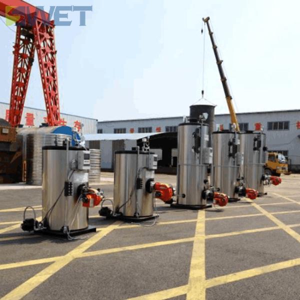 Vertical Diesel Fired Steam Generator 0.5t / H 0.9 Bar