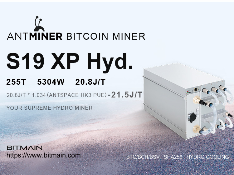ANTMINER S19 PRO+ HYDRO Bitmain Antspace BCH BSV Cryptocurrency