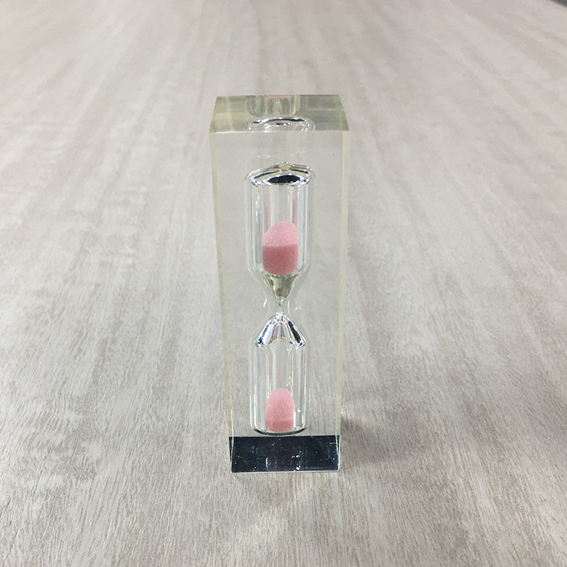 Clear Acrylic Hourglass 2 Hour Sand Timer For Home Pendulum