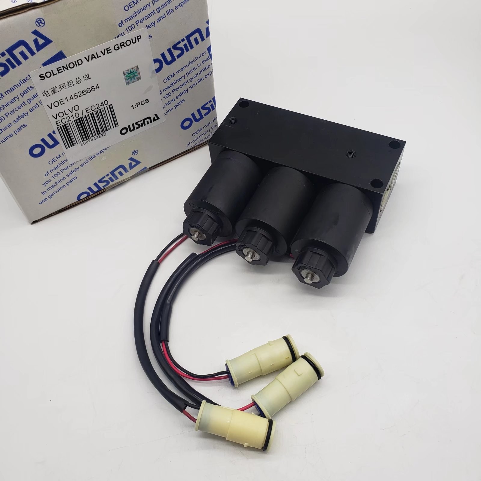 EC210 EC240 Excavator Solenoid Valve , Solenoid Control Valve VOE14526664