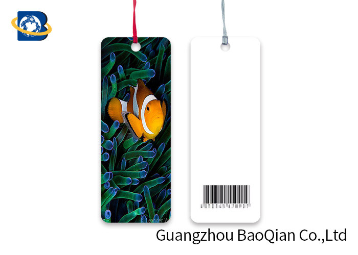 Plastic 3D Lenticular Bookmark , Custom Bookmark With Tassel Ocean Animal Clownfish Nomo