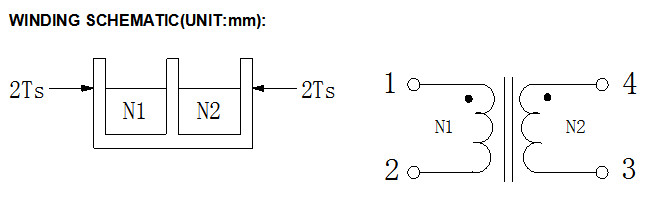 UU9.8 - 40mH Power Filter Inductor 50 - 400KHz SMT Type High Realiability