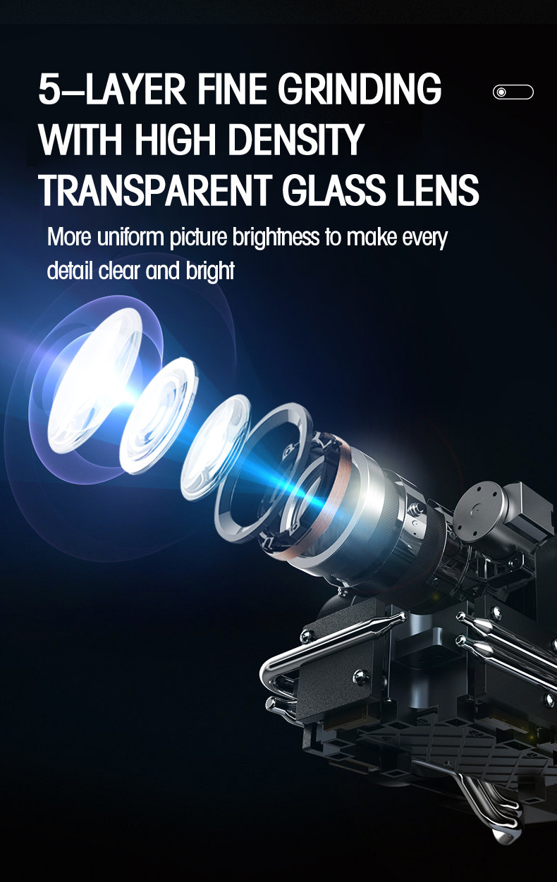 9500 Lumens 200ANSI HD Mini LED Projector 30000H Flagship Projector