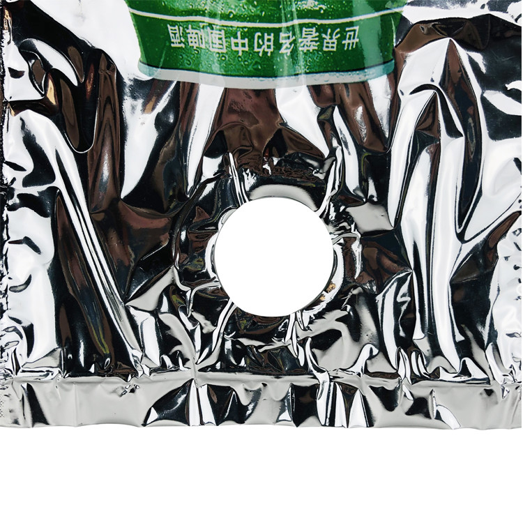 Disposable 3layer Bottle Cooler Bag , VMPET Single Bottle Wine Cooler Bag