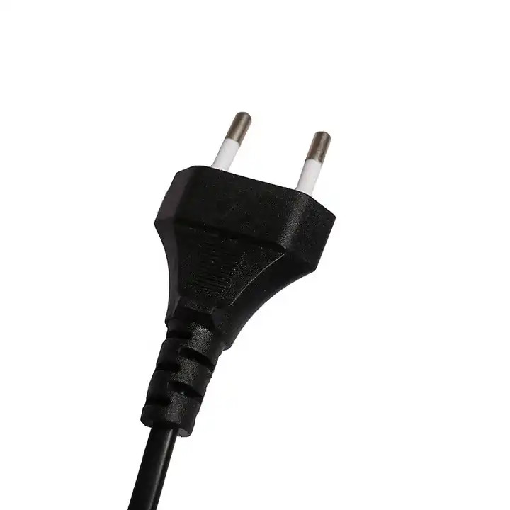 XianDa Swivel Ac UK 2 Pin Plug To IEC C7 Connector Euro plug Power Cable Electrical Extension Cord AC UK Power Cord